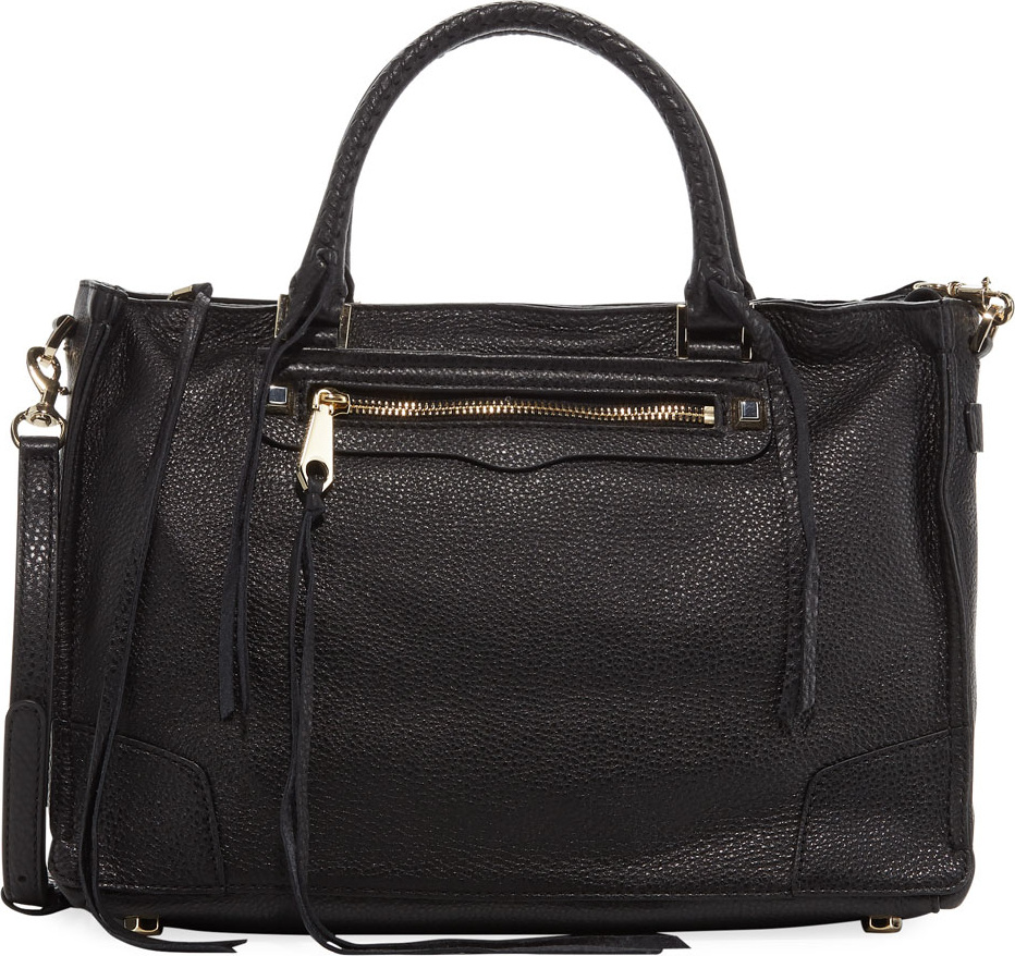 Rebecca Minkoff Regan Satchel Bag, Black