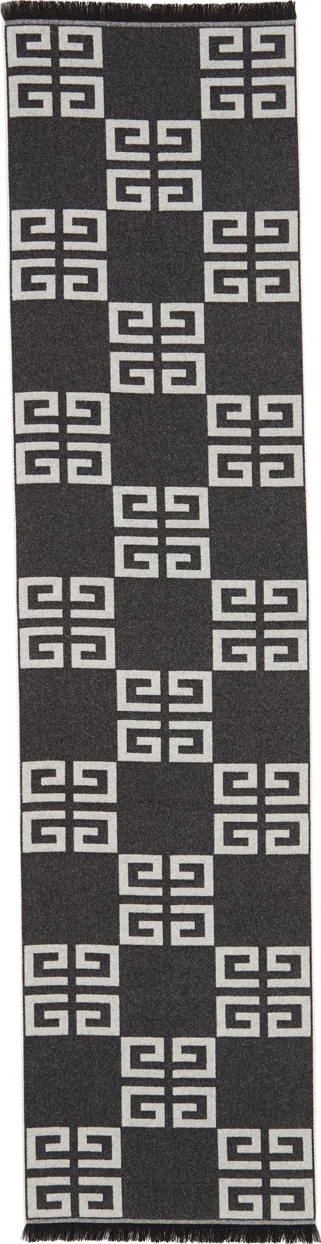 Givenchy 4G Check Cashmere Scarf