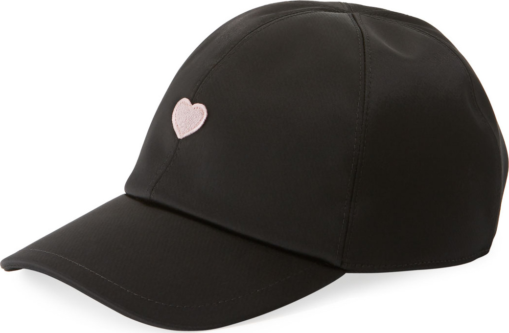 Federica Moretti Heart Embroidered Baseball Cap