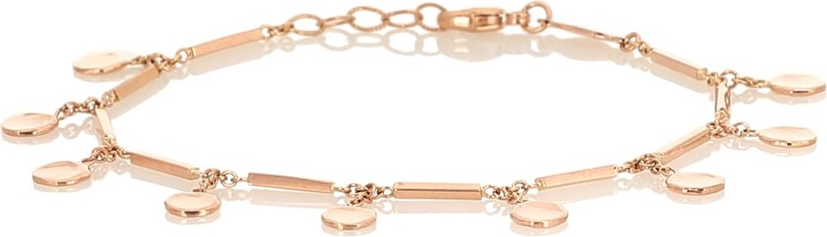 Jacquie Aiche 14kt rose-gold disc and bar bracelet