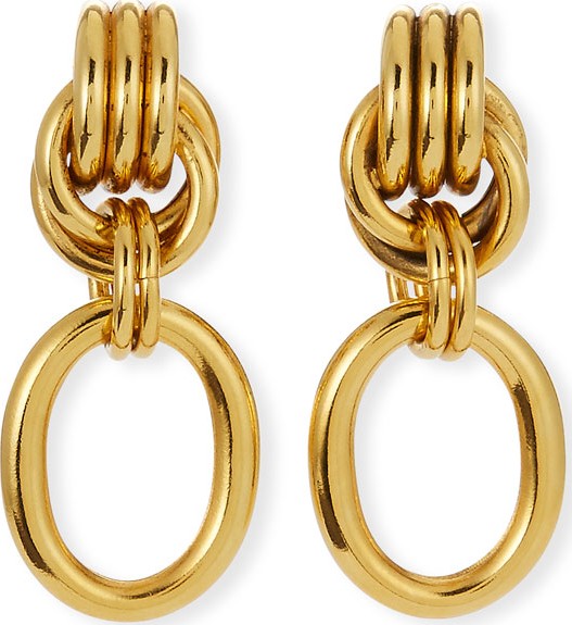Jose & Maria Barrera Knotted Clip-On Drop Earrings