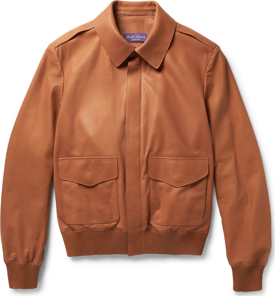 Ralph Lauren Purple Label Henfield Leather Jacket