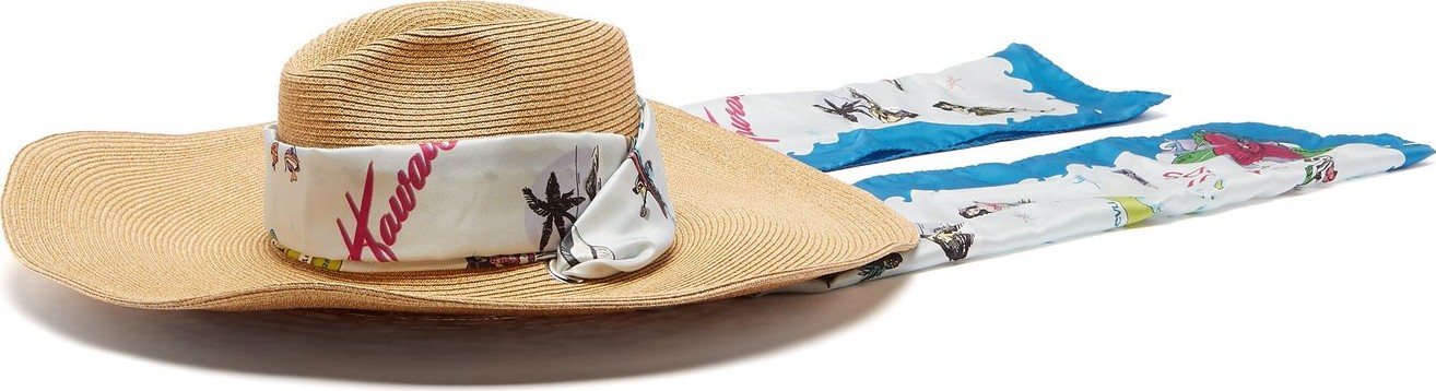 Filù Hats Mauritius wide-brim straw hat