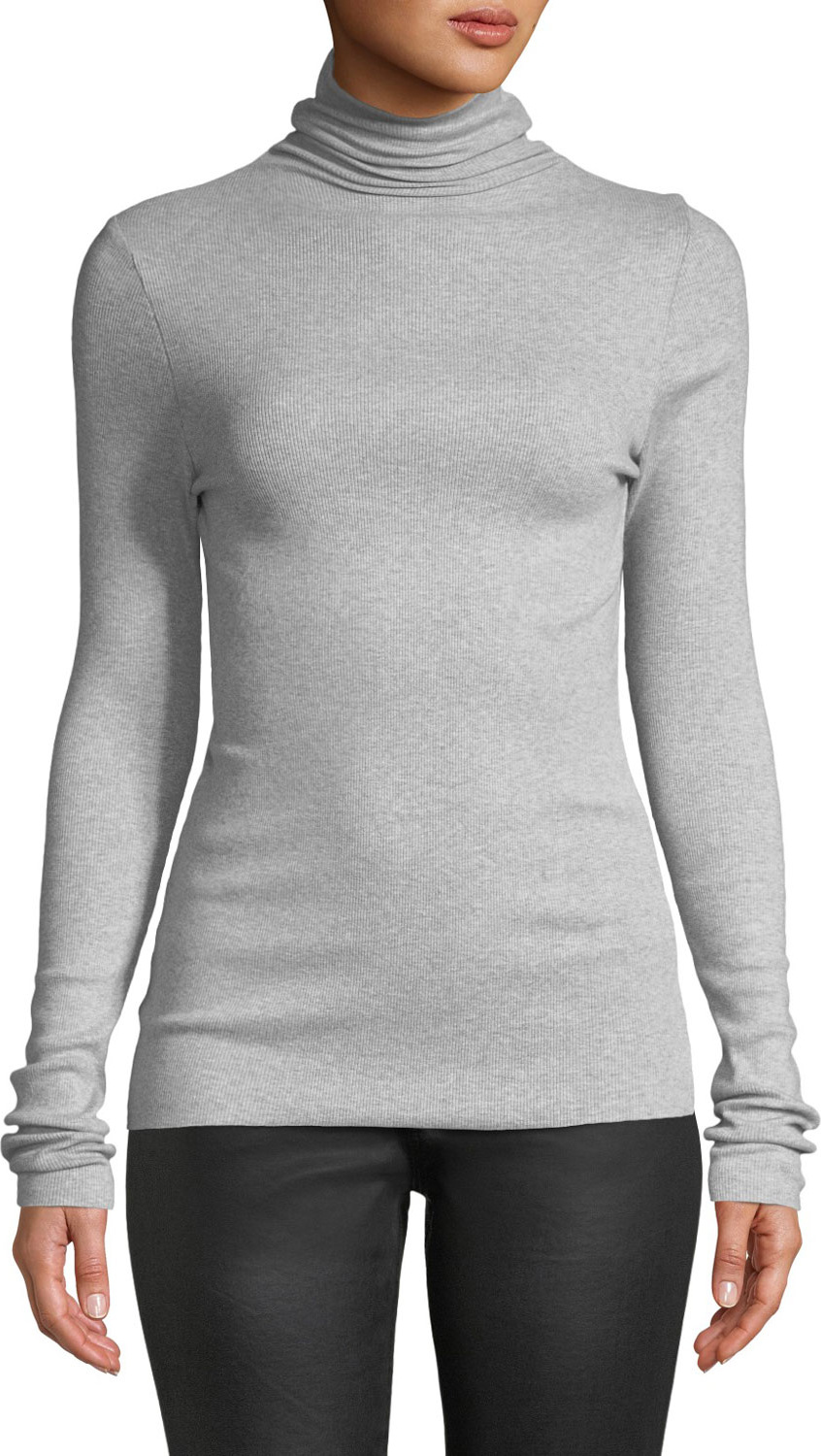 AG Jeans Chels Ribbed Turtleneck Sweater