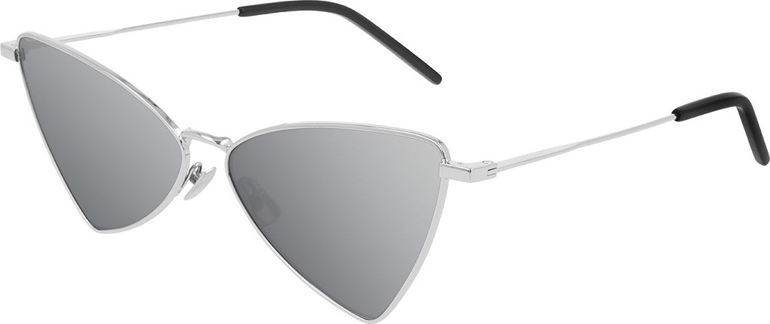 Saint Laurent Mirrored Metal Cat-Eye Sunglasses