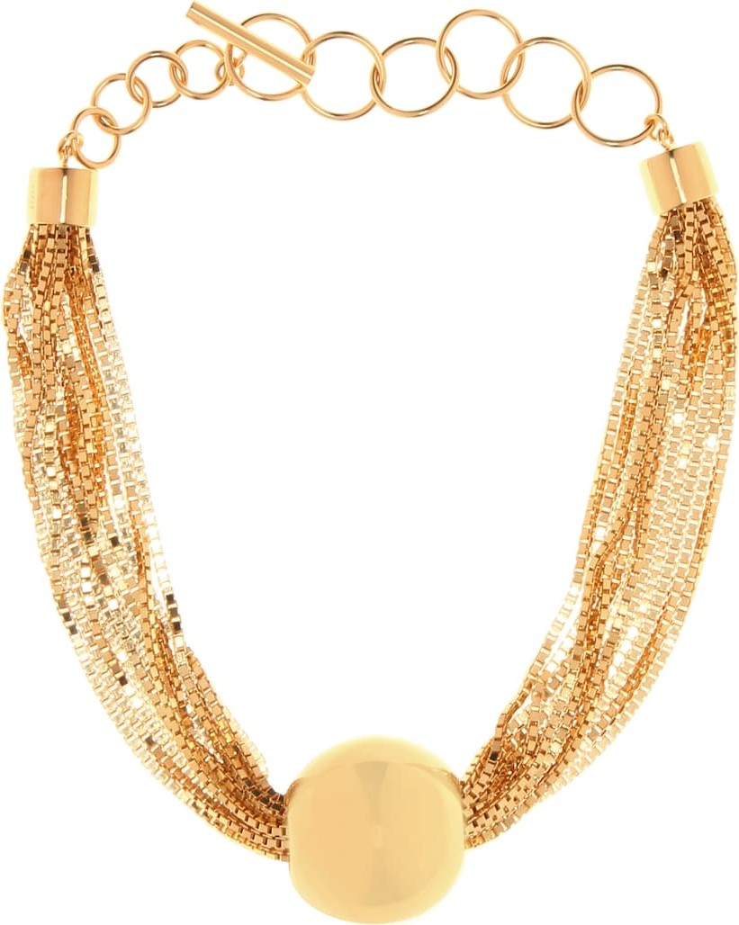 Bottega Veneta Chain gold-plated necklace