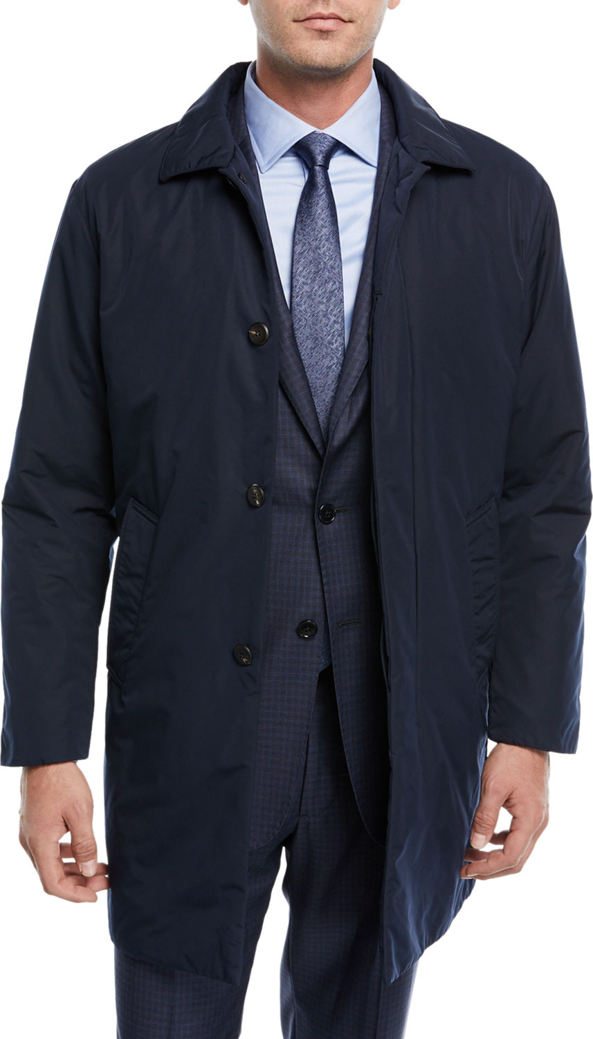 Armani Collezioni Lightweight Techno Car Coat