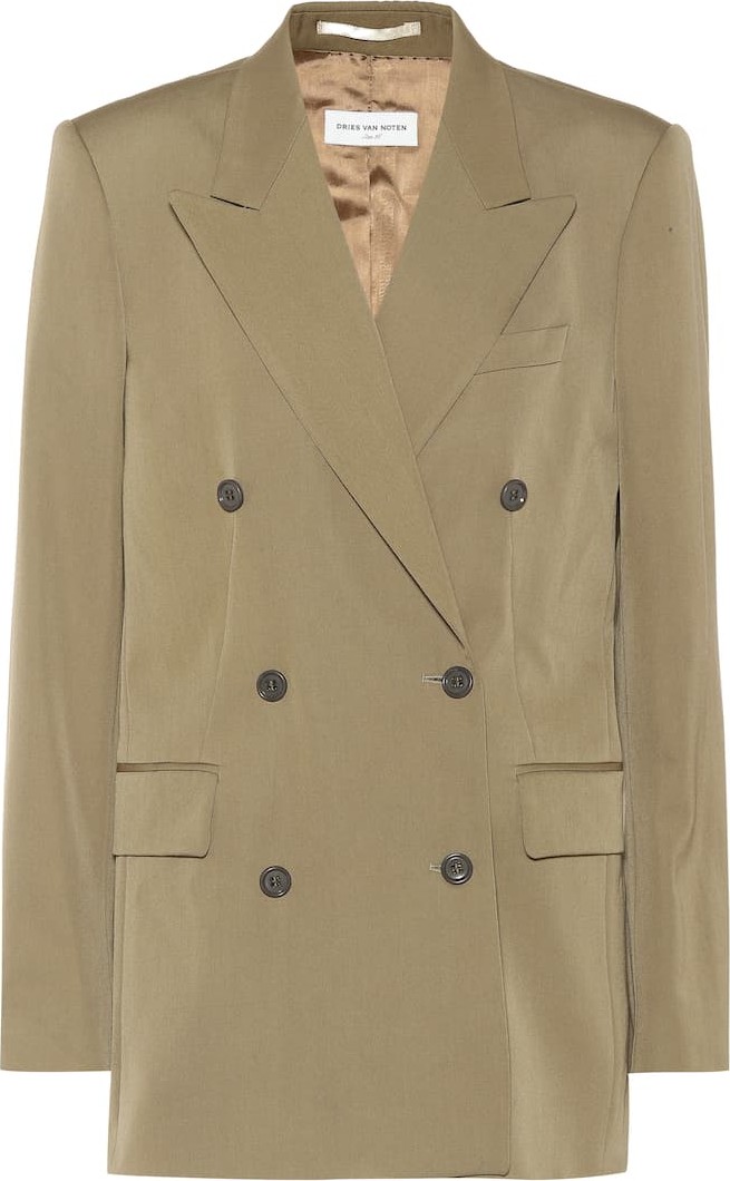 Dries Van Noten Double-breasted wool blazer