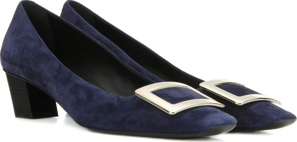 Roger Vivier Belle Vivier suede pumps