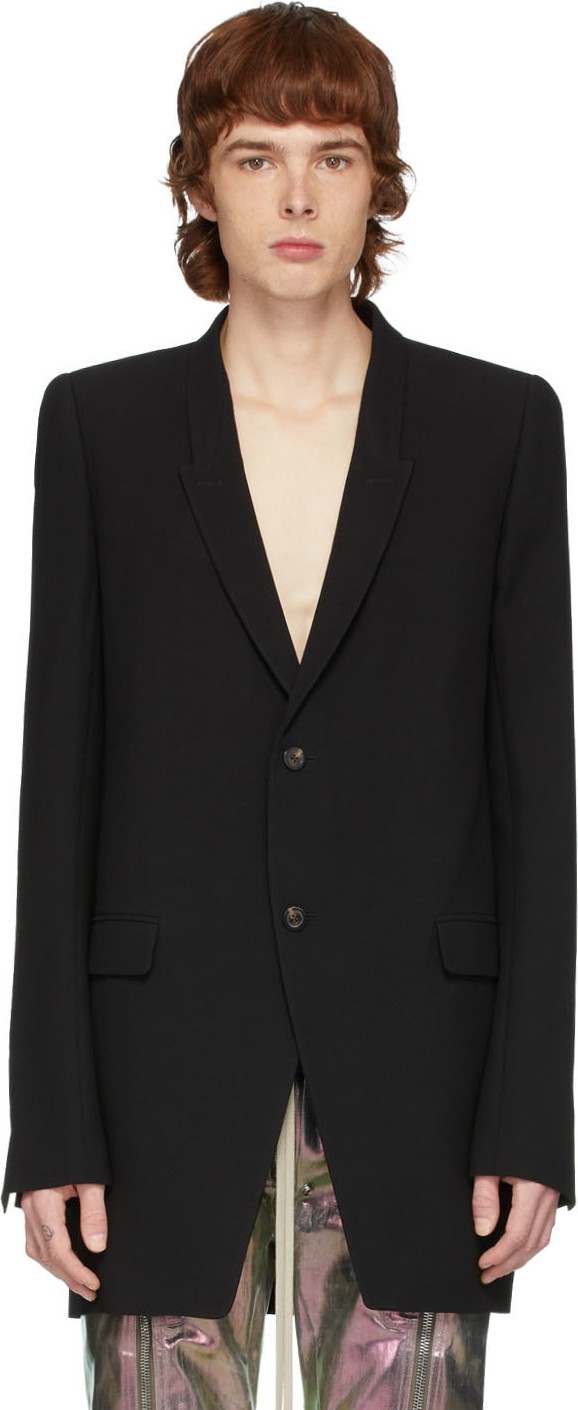 Rick Owens Black Tatlin Blazer