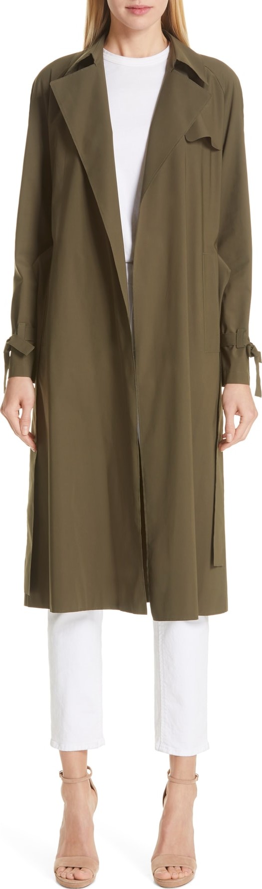 Harris Wharf London Raglan Trench Coat