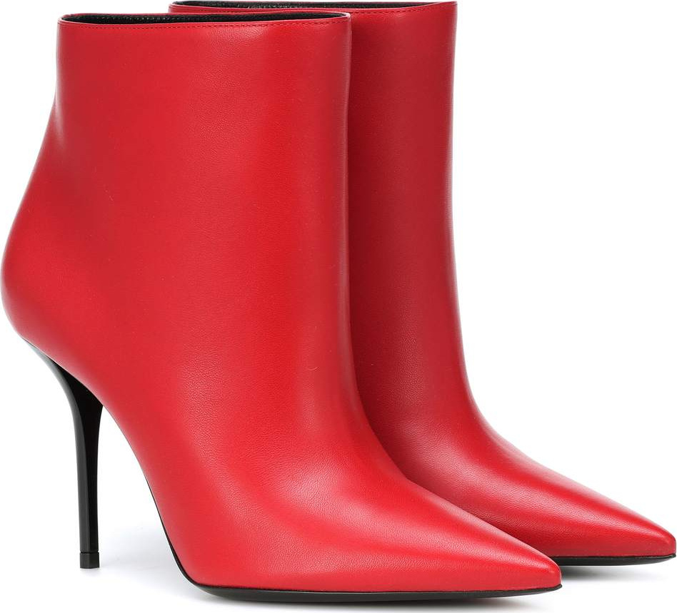 Saint Laurent Pierre 95 leather ankle boots