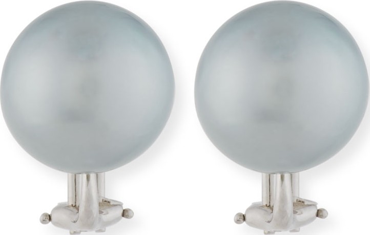 Assael 13.9mm Tahitian Pearl Earrings