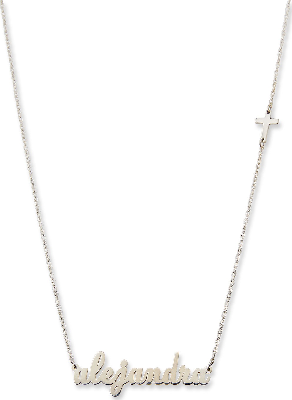 Jennifer Zeuner Jewelry Abigail Personalized Cross Necklace