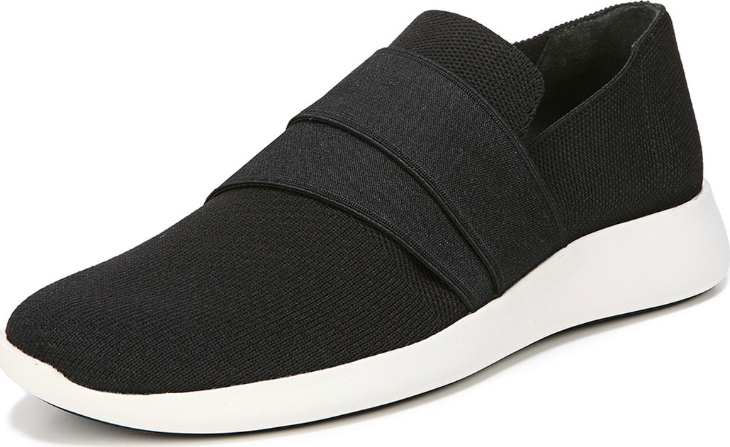 Vince Aston Solid Knit Fabric Slip-On Sneaker