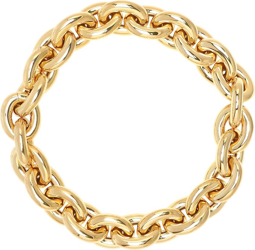 Bottega Veneta 18kt gold-plated necklace
