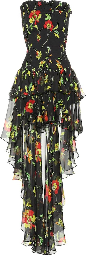 Caroline Constas Lola printed silk dress