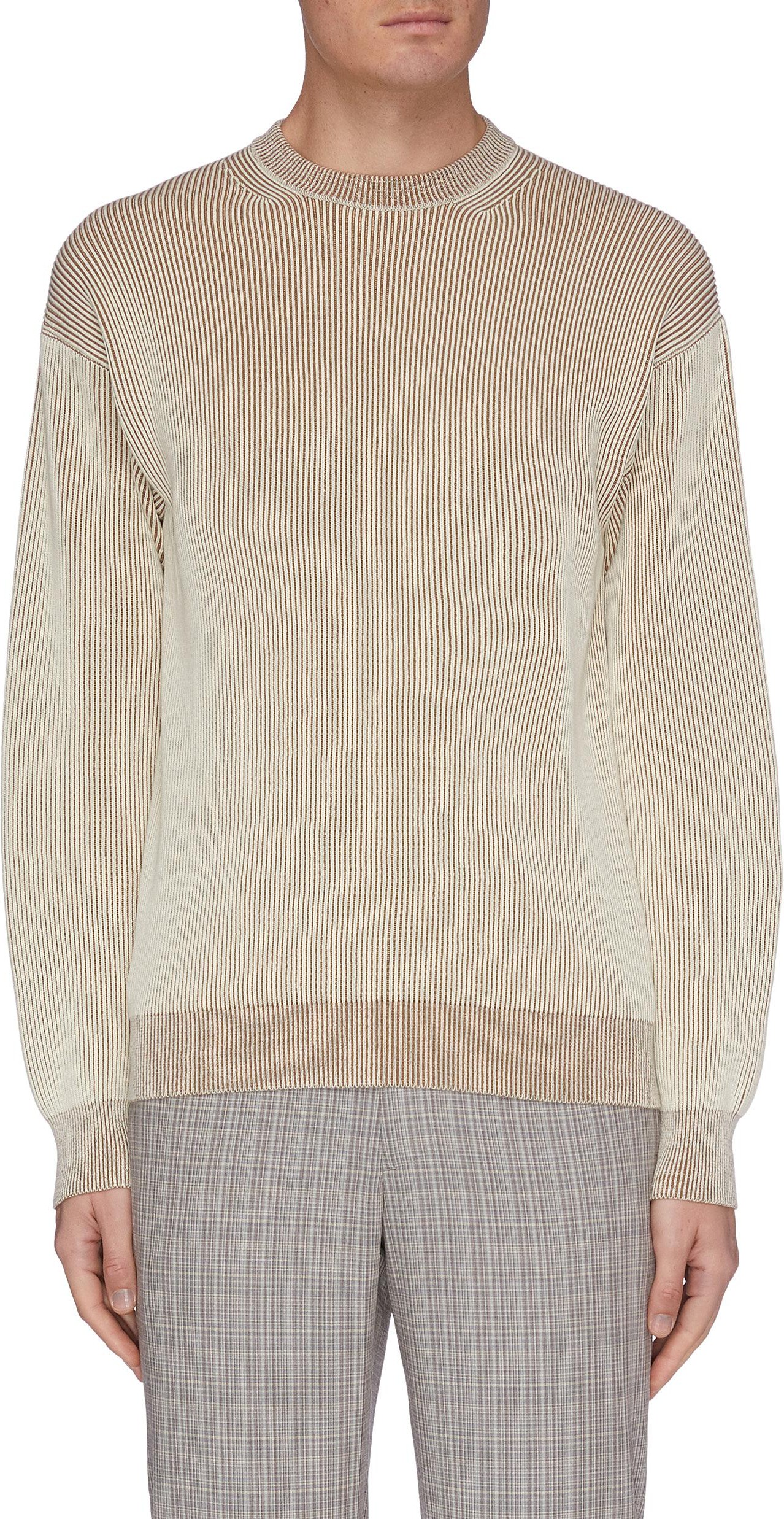 Auralee 'Super Hard Twist' rib knit sweater