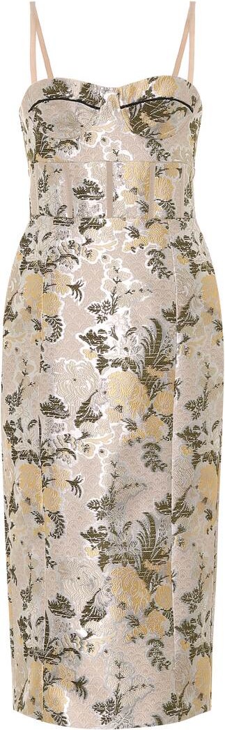Brock Collection Floral brocade dress