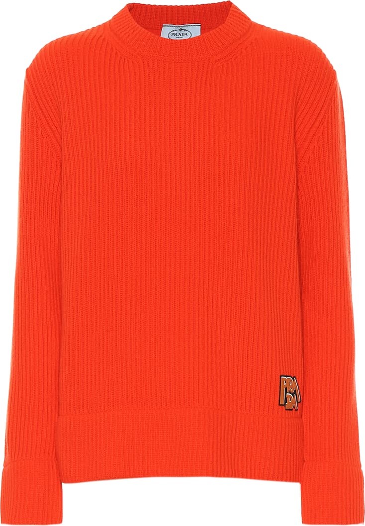 Prada Ribbed wool and cashmere sweater