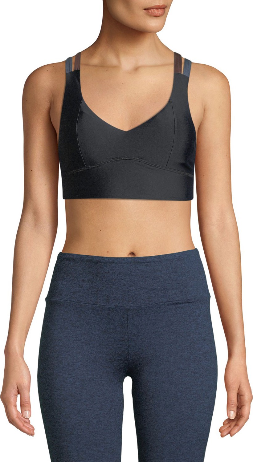 Lanston Jaron Strappy-Back Sports Bra