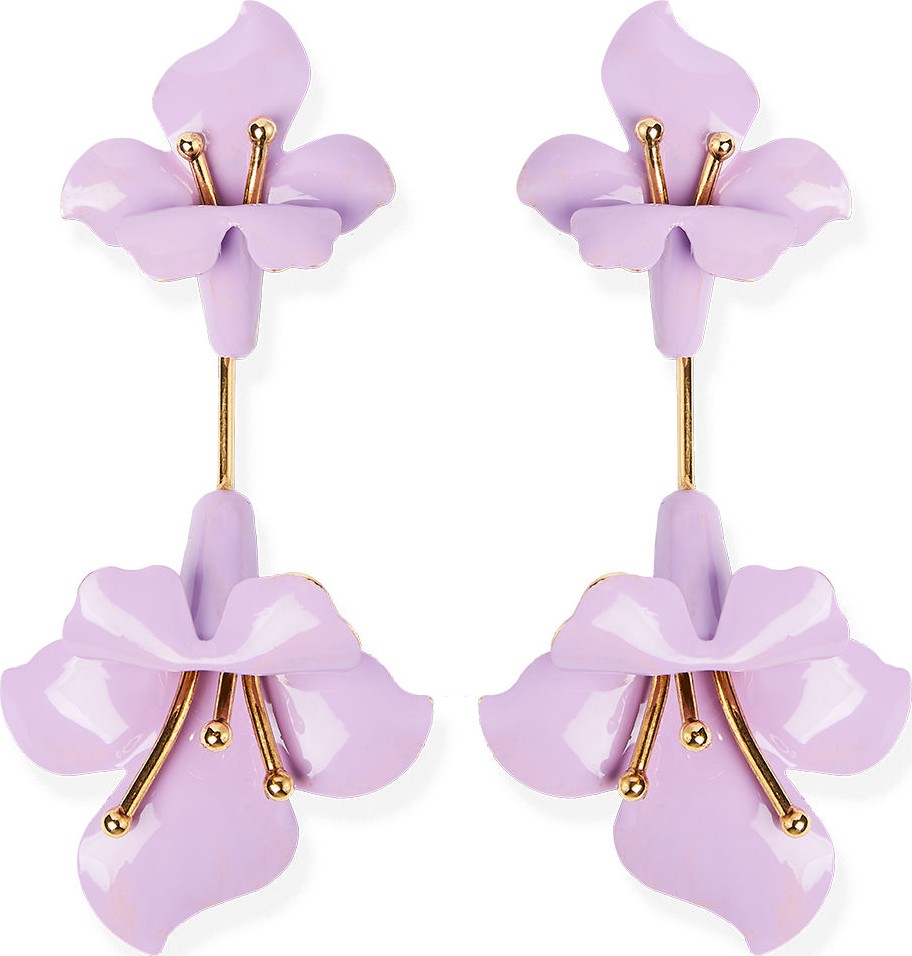 Jennifer Behr Orquida Flower Drop Earrings