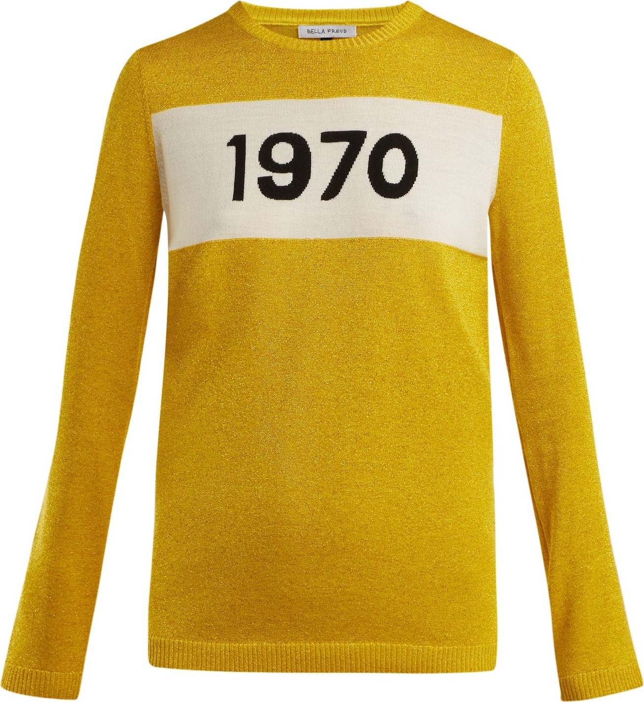 Bella Freud 1970 intarsia knit sweater