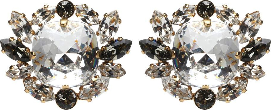 Dolce & Gabbana Crystal clip-on earrings