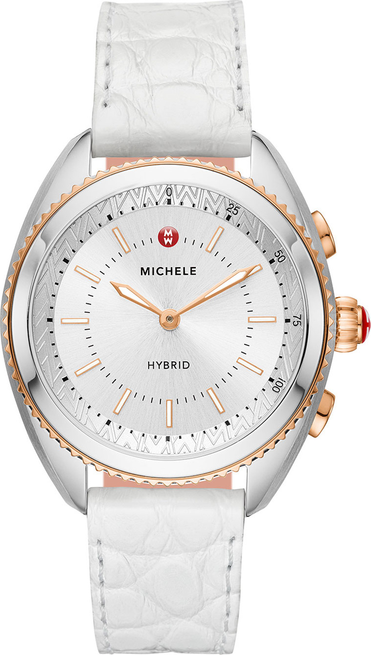MICHELE 38mm Hybrid Smartwatch, Rose/Steel