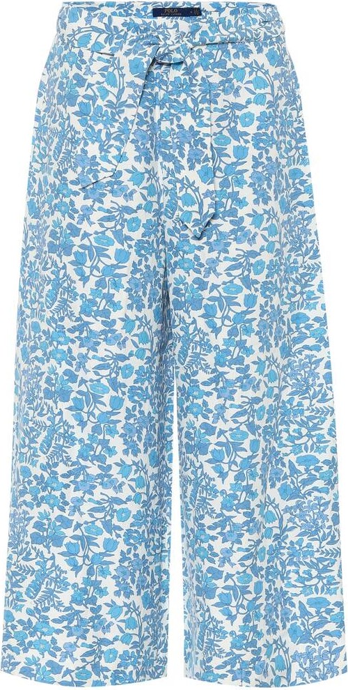 Polo Ralph Lauren Floral silk-blend culottes
