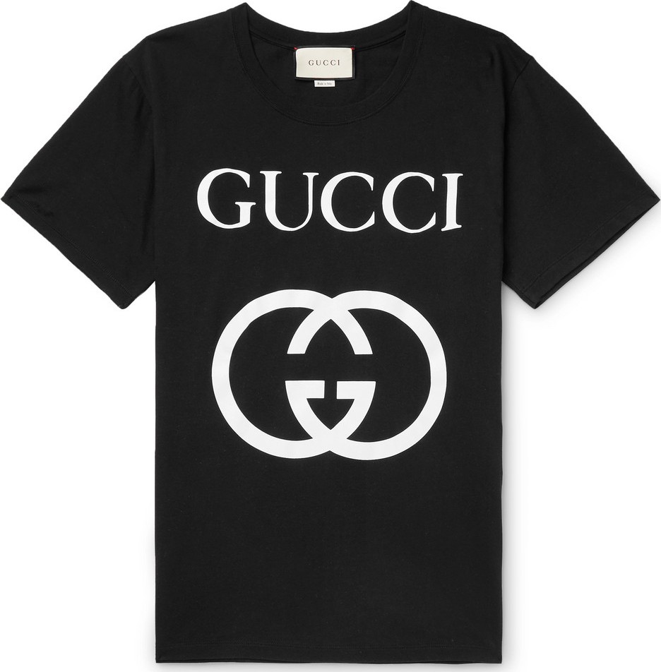 Gucci Logo-Print Cotton-Jersey T-Shirt