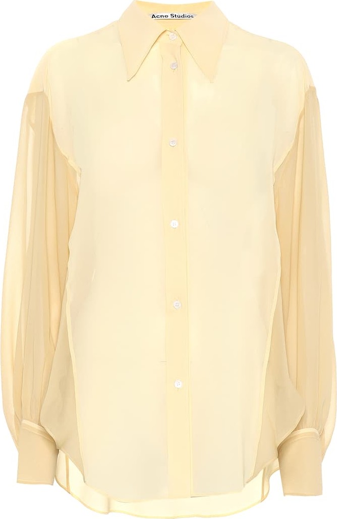 Acne Studios Crêpe chiffon shirt