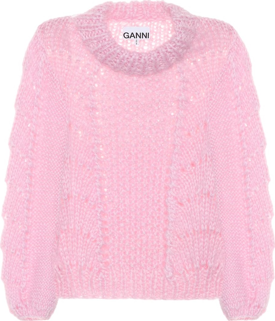 Ganni Wool and mohair sweater
