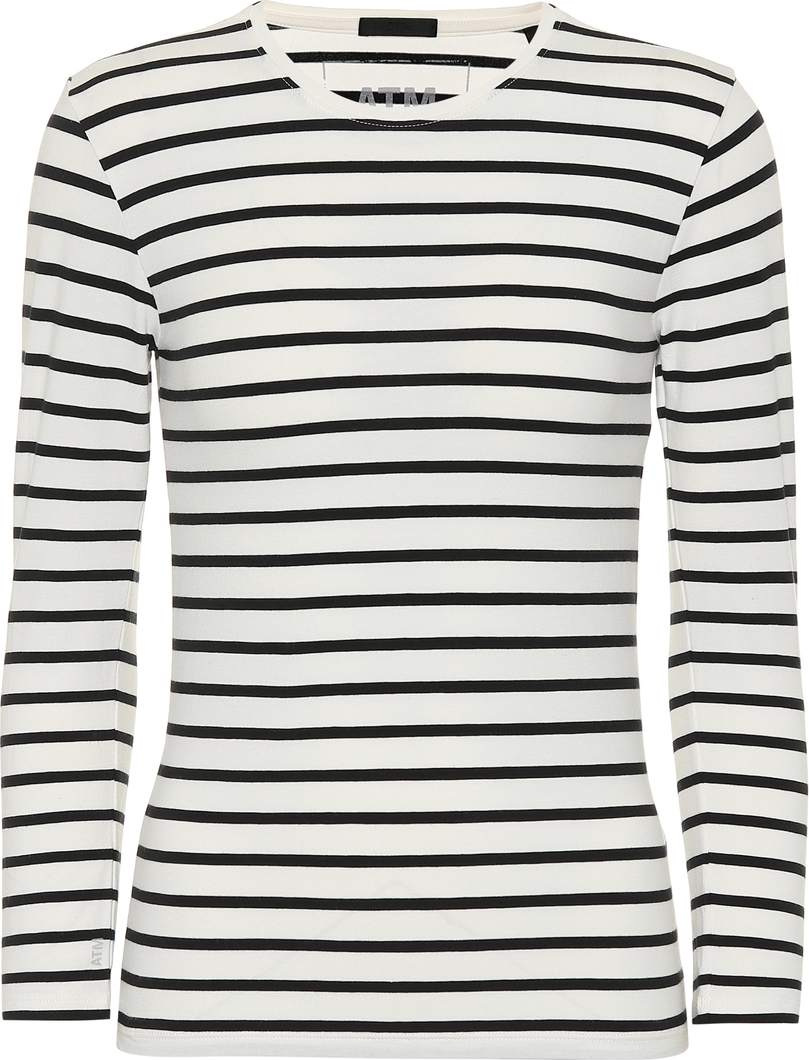 ATM Anthony Thomas Melillo Striped cotton T-shirt