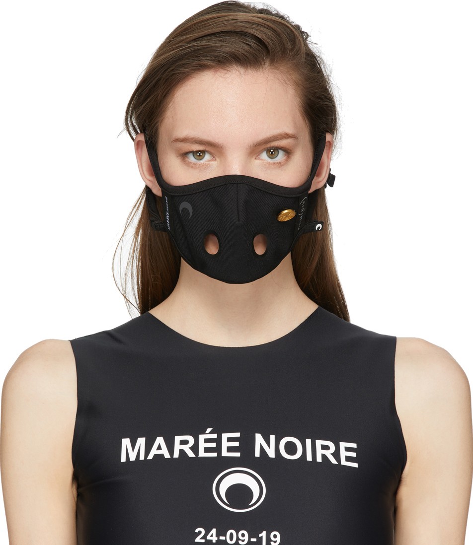 Marine Serre Black Airinum Edition Urban 2.0 Air Mask