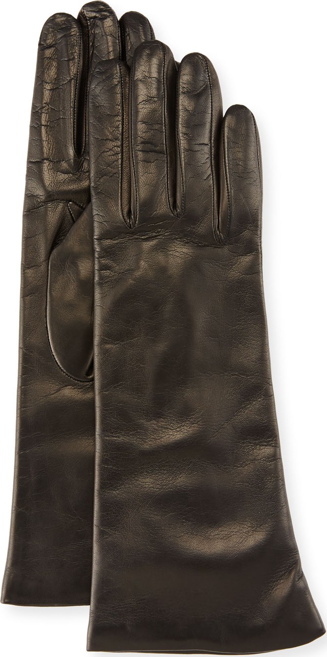 Portolano Napa Leather Gloves, Black