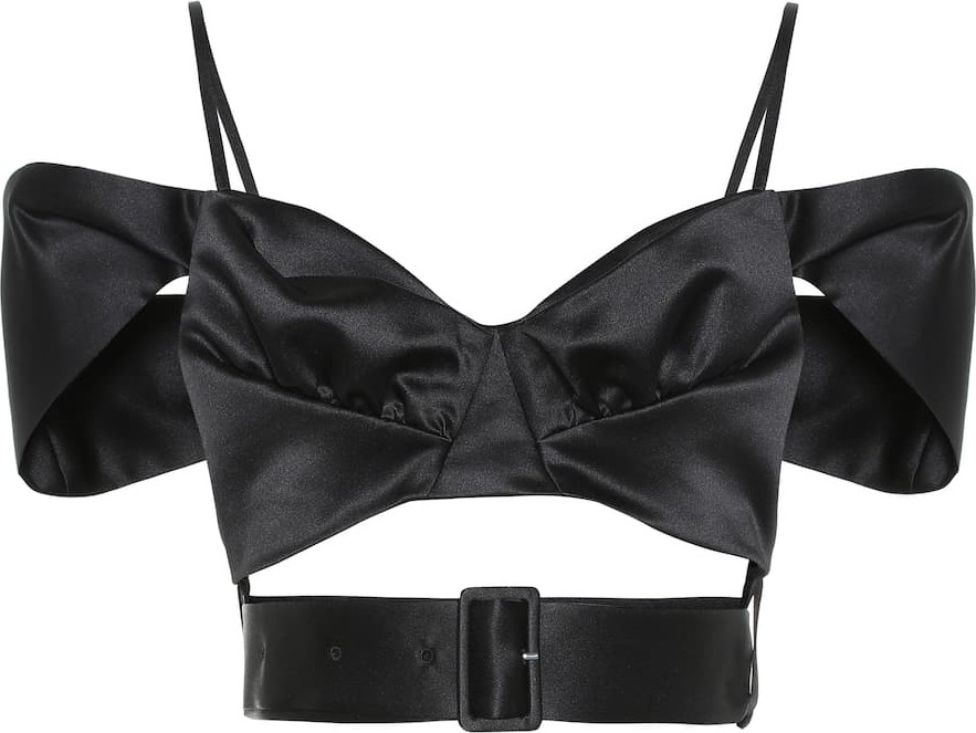 Simone Rocha Satin bustier