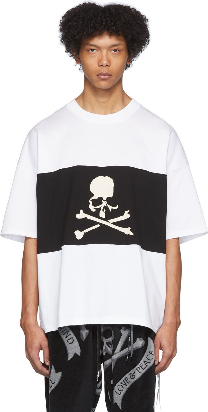 Mastermind World White Horizontal Block T-Shirt