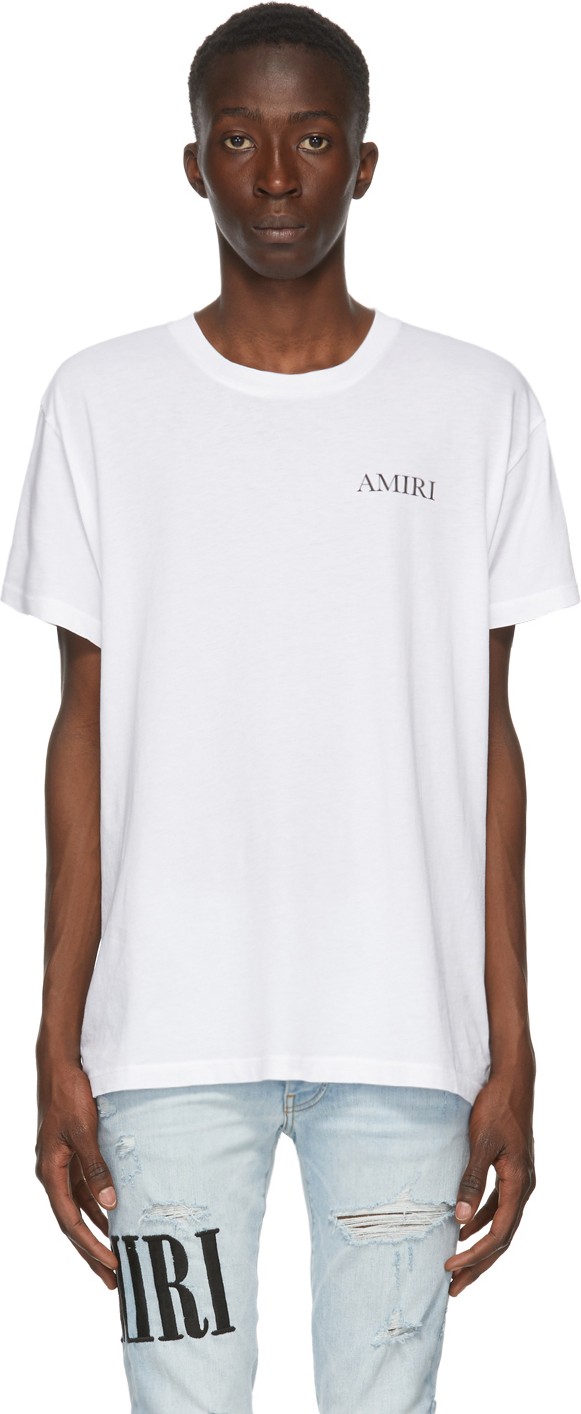 Amiri White Banana Tree T-Shirt