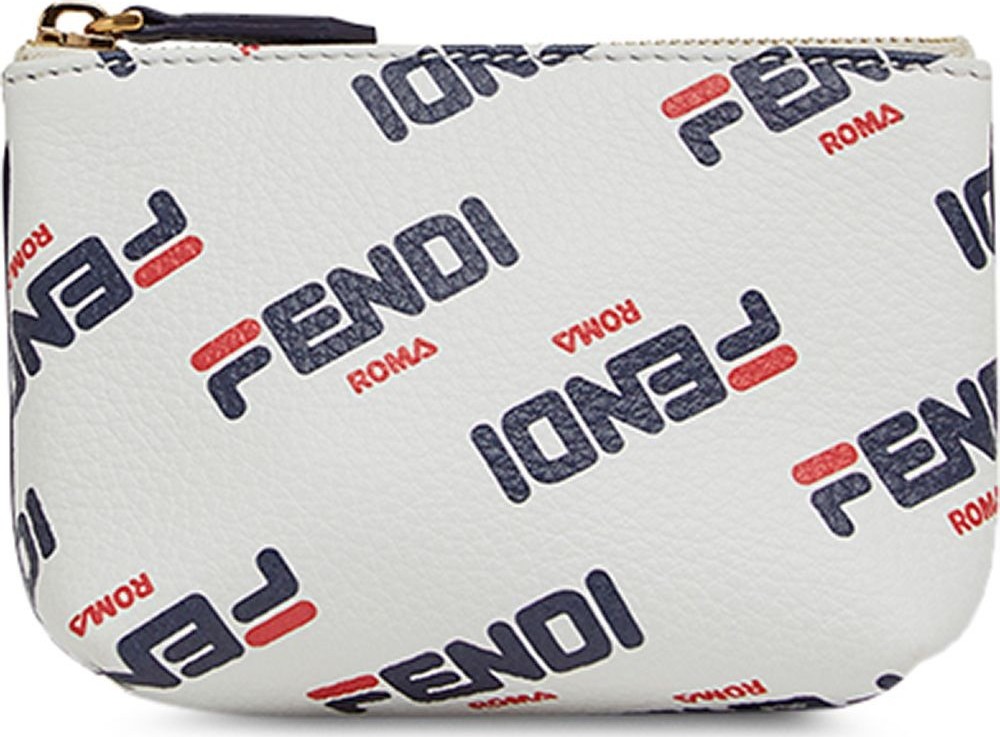 Fendi Fedi Mania Large Pyramid Clutch