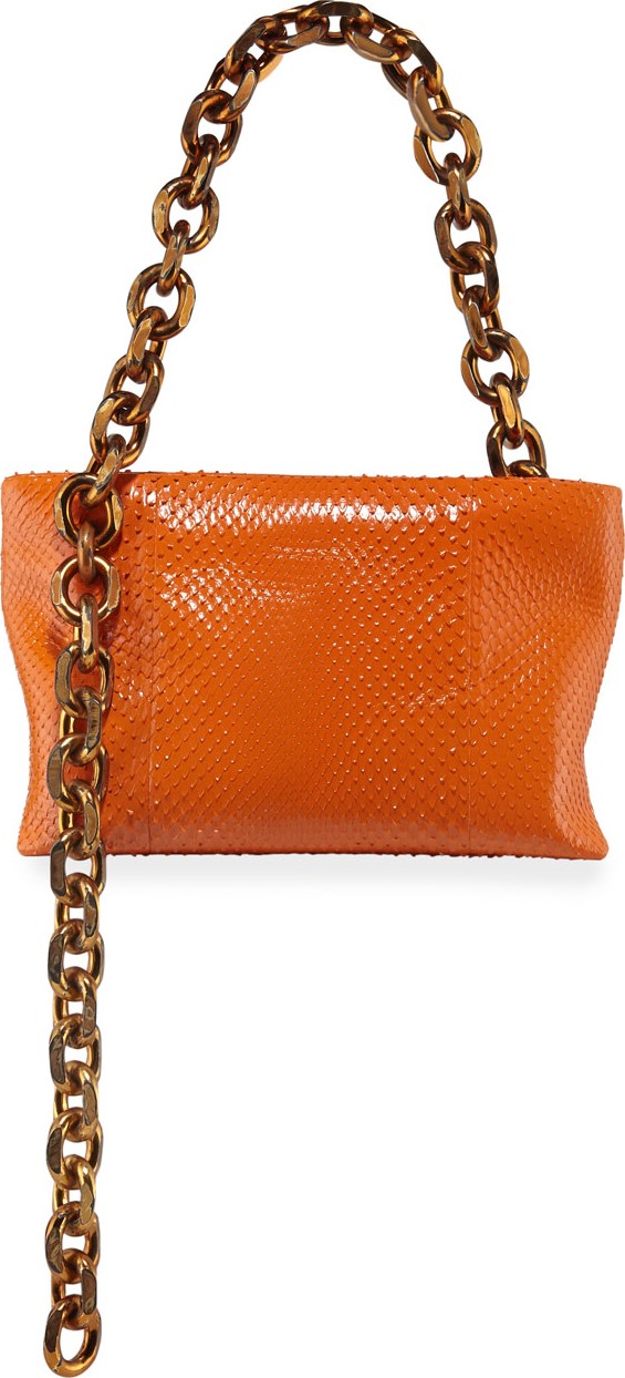 Calvin Klein 205W39NYC Scull Small Soft Python Clutch Bag