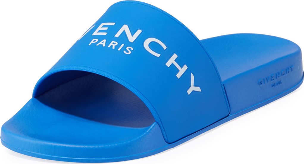 Givenchy Men's Logo Rubber Pool Slides