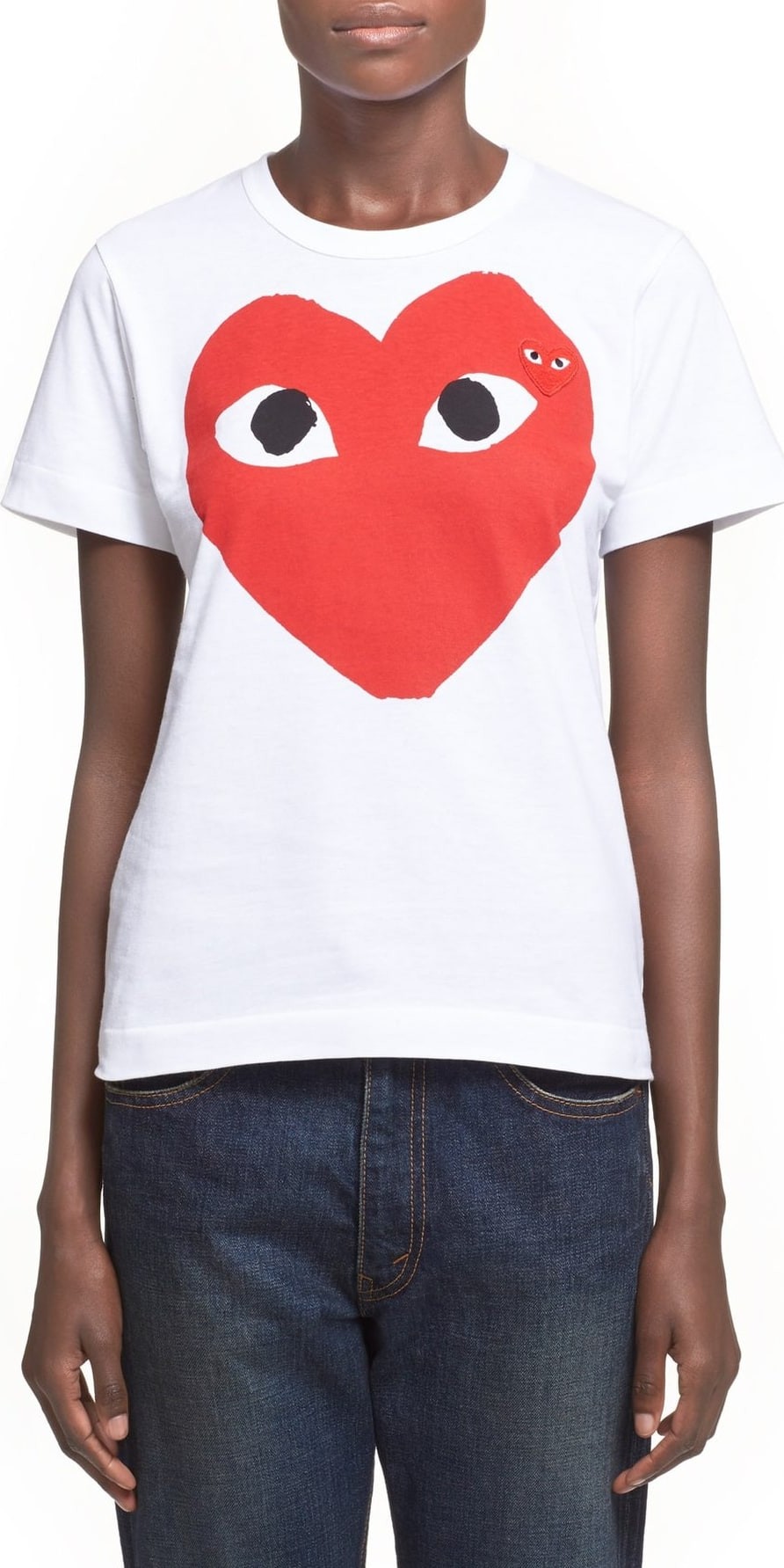 Comme Des Garcons PLAY Graphic Cotton Tee