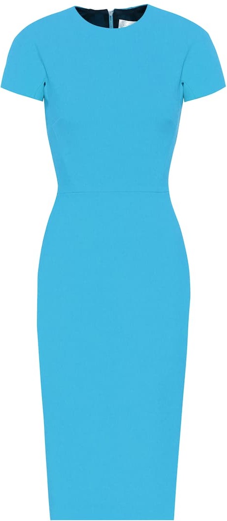 Victoria Beckham Crêpe midi dress