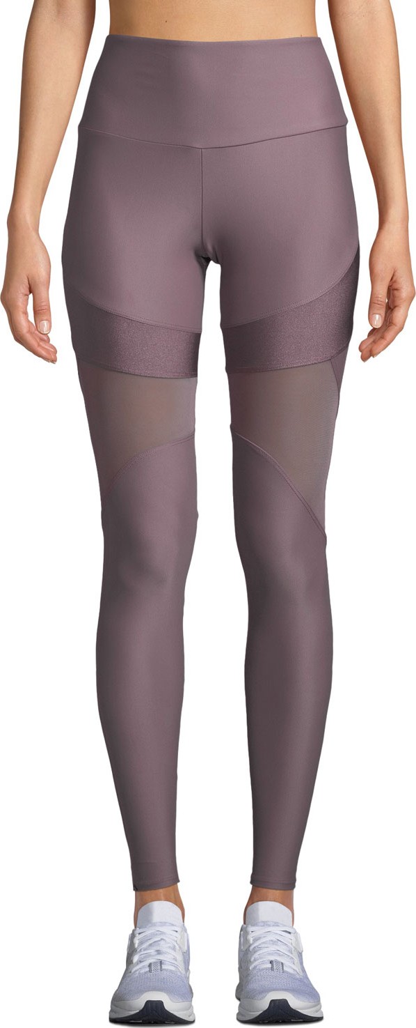 ONZIE Royal Paneled Mesh High-Rise Leggings