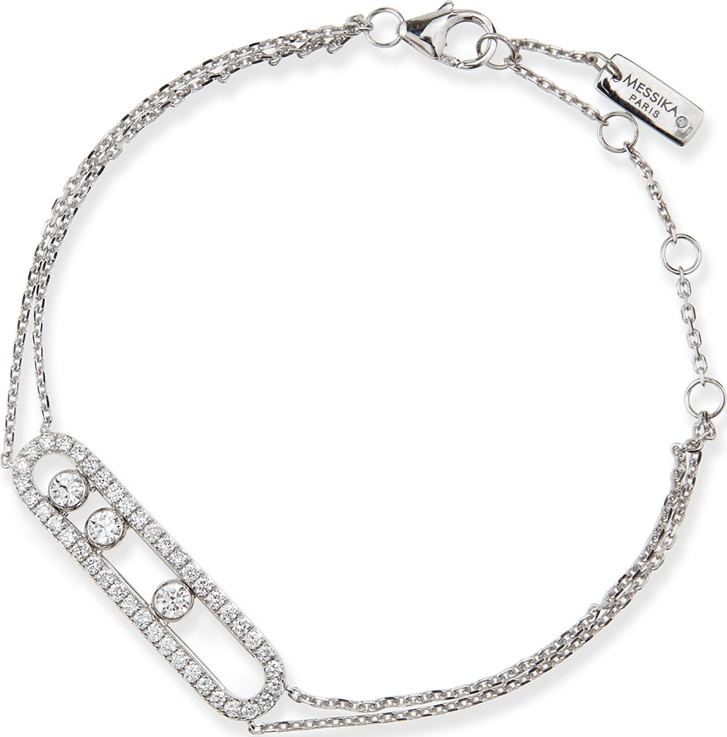 Messika 18k Sliding Diamond Bracelet