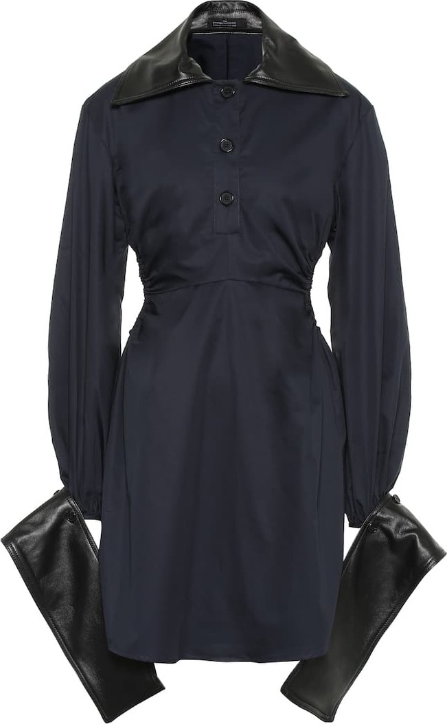 Rokh Cotton-poplin minidress