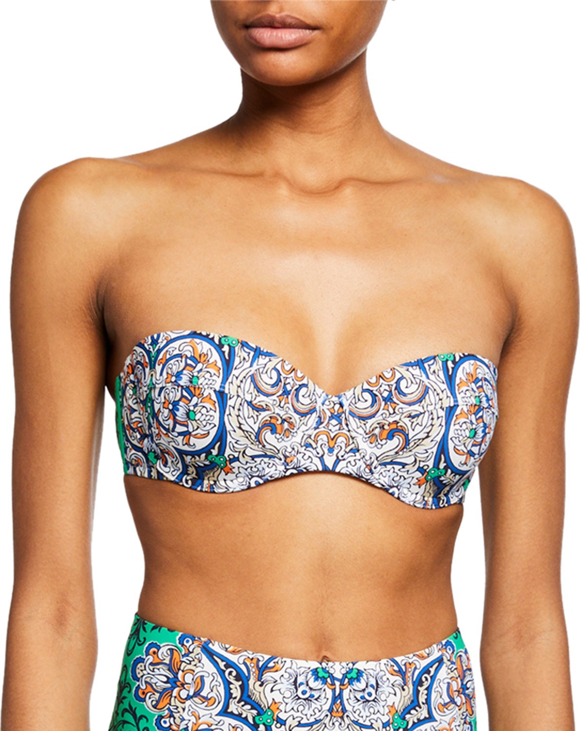 Tory Burch Printed Underwire Bikini Top