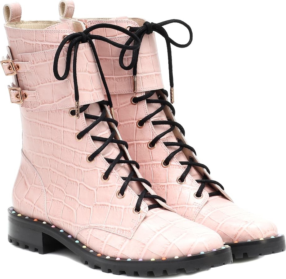 Sophia Webster Bessie leather ankle boot