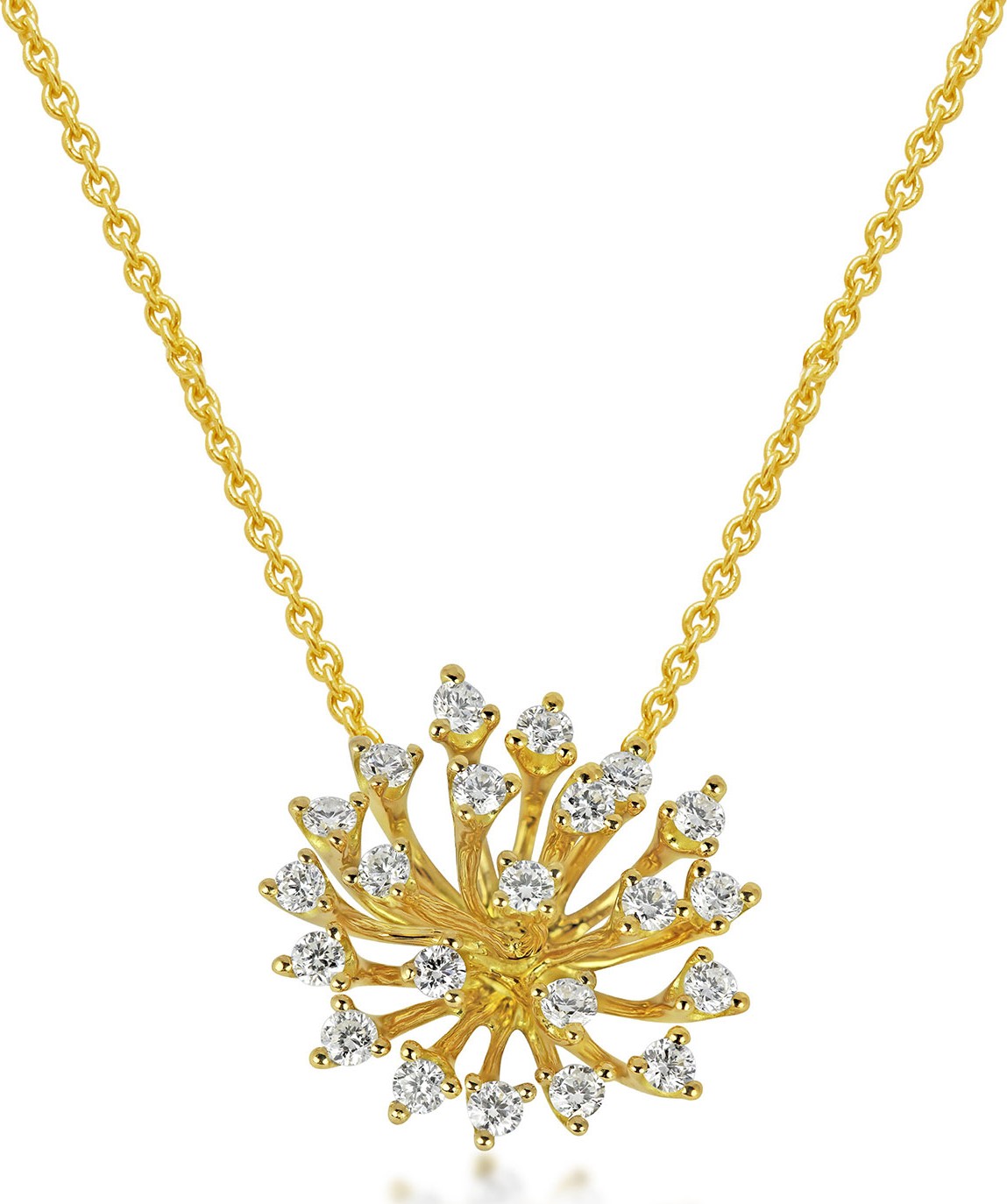Hueb Luminus 18k Gold Diamond Pendant Necklace